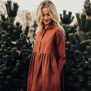 Roolee Burgandy Dress